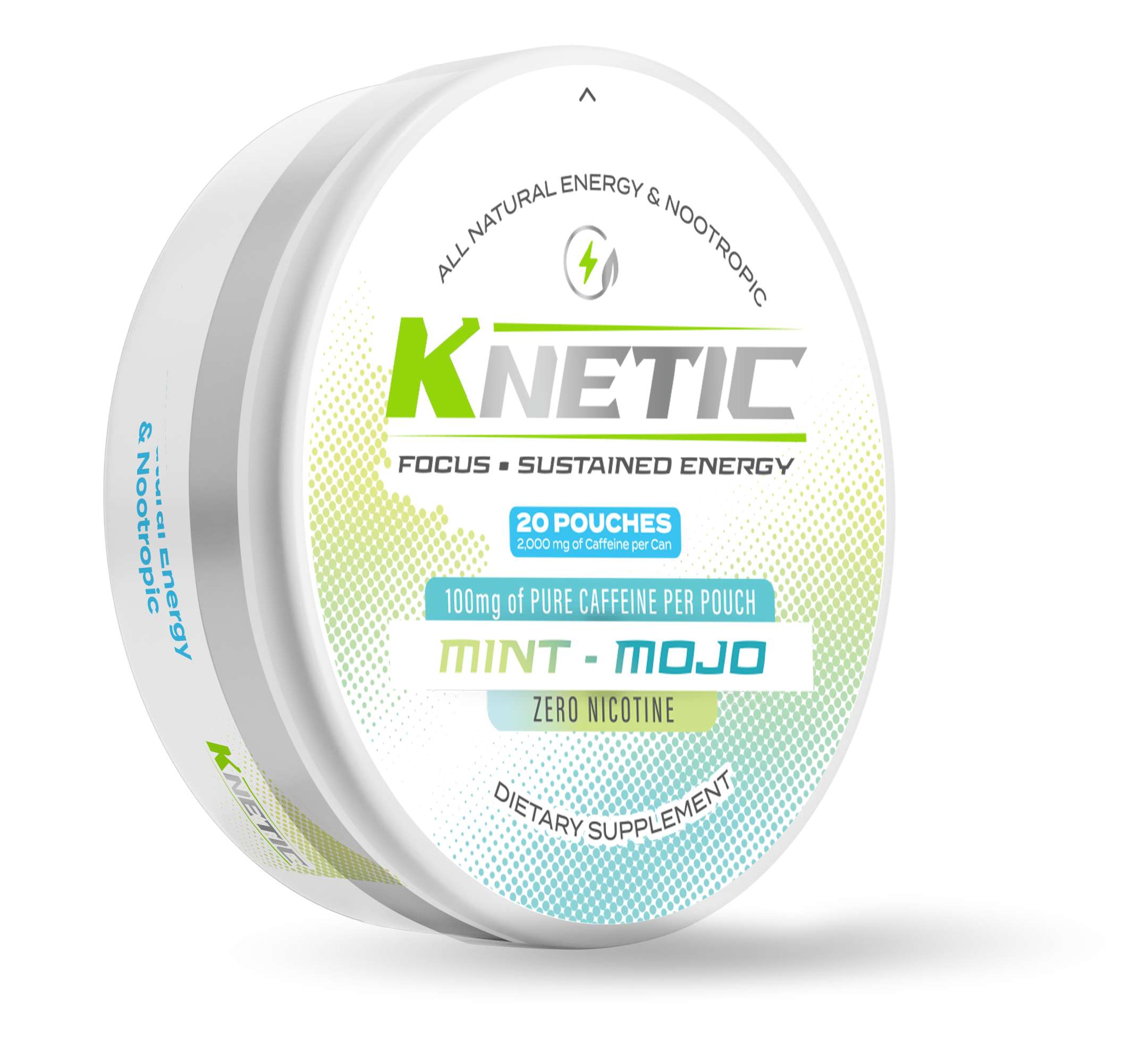 KNETIC Energy Pouches | 100mg Caffeine, Nicotine-Free – KNIC Pouches