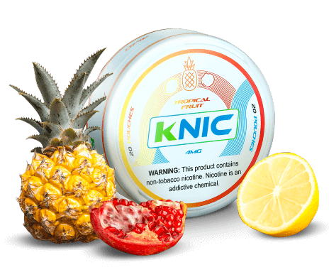 KNIC Nicotine Pouches by K Tropix – Pure Nicotine, Incredible Flavors